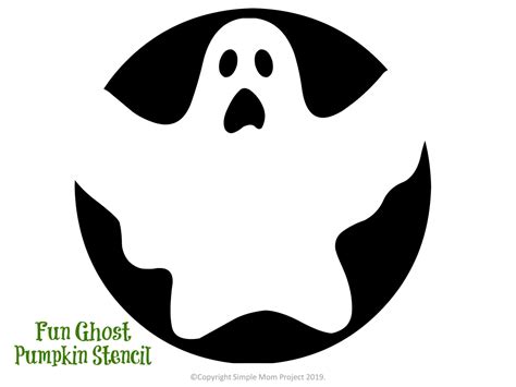 Printable Ghost Pumpkin Carving