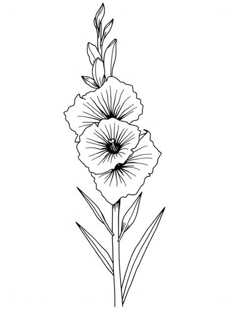 Printable Gladiolus