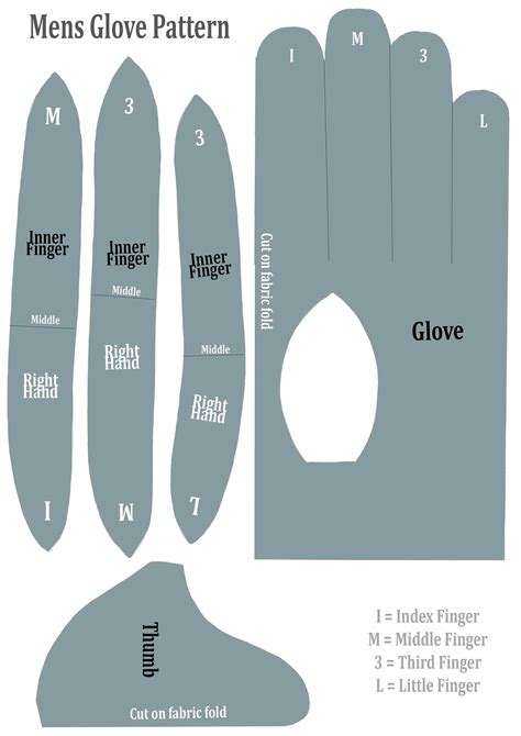 Printable Glove Pattern Pdf