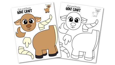 Printable Goat Craft