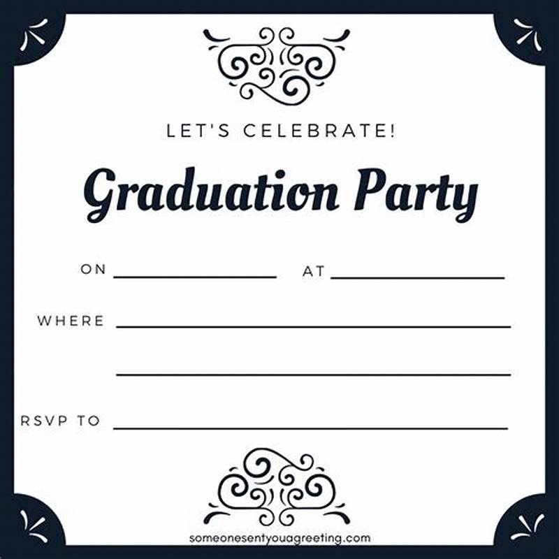 Printable Graduation Invitations