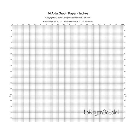 Printable Graph Paper For Cross Stitch