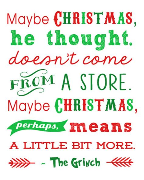 Printable Grinch Sayings