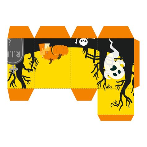 Printable Halloween Box Template