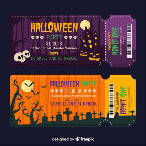 Printable Halloween Tickets