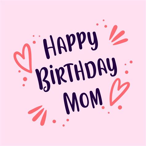 Printable Happy Birthday Cards For Mom