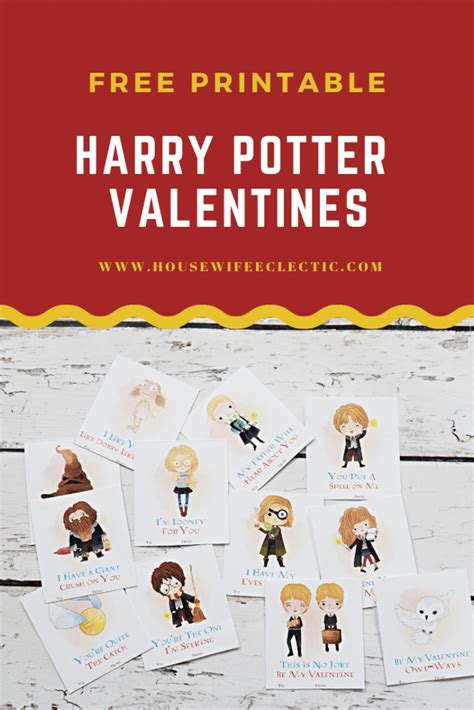 Printable Harry Potter Valentines