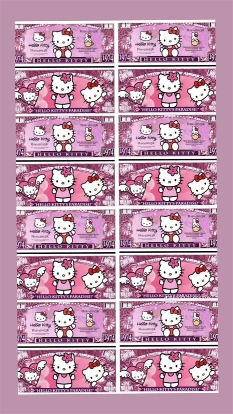 Printable Hello Kitty Money