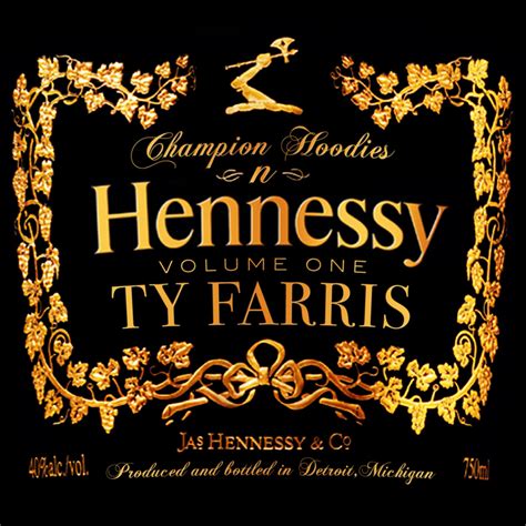 Printable Hennessy Label Png