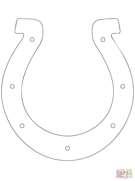 Printable Horseshoe