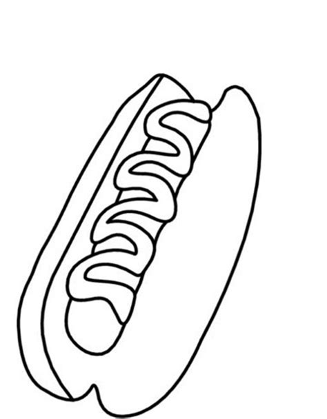 Printable Hot Dog