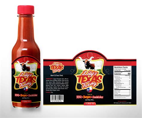 Printable Hot Sauce Labels