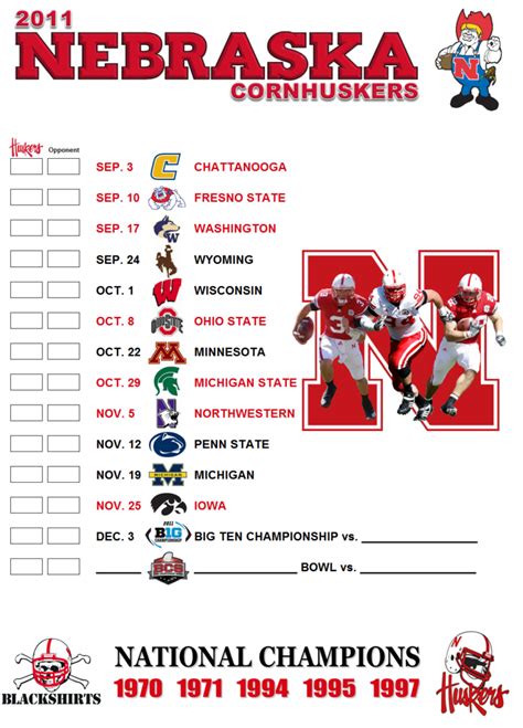 Printable Husker Volleyball Schedule 2023