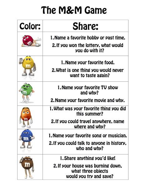 Printable Ice Breaker Games