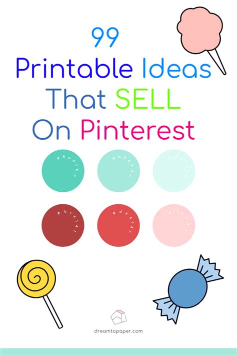 Printable Ideas To Sell