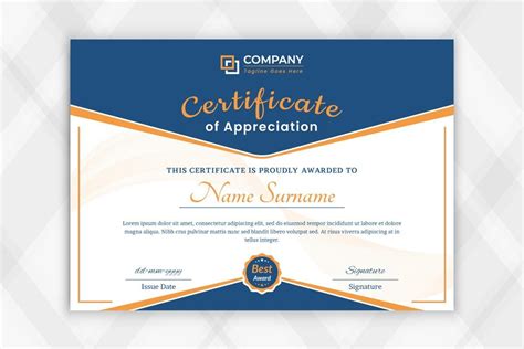 Printable Indesign Certificate Template | Netwise Template