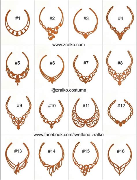 Printable Jewelry Shape Template