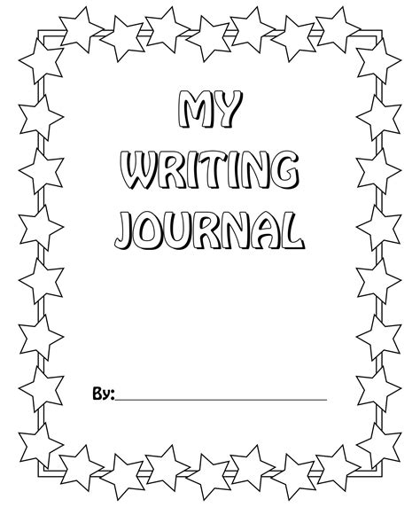 Printable Journal Cover Page