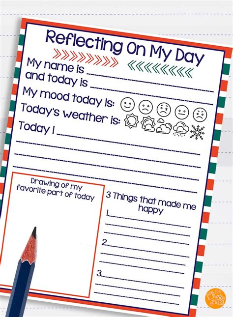 Printable Journal Pages For Students
