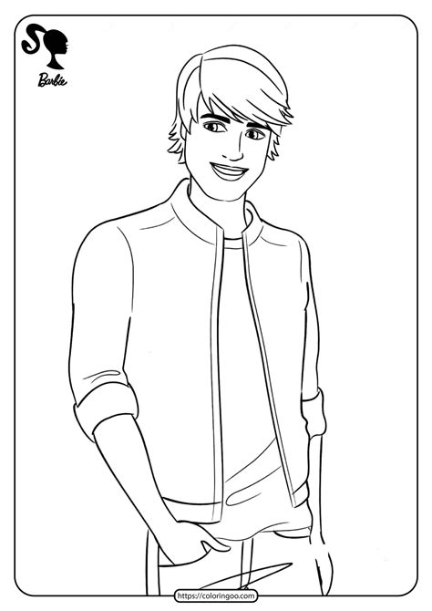 Printable Ken Coloring Pages