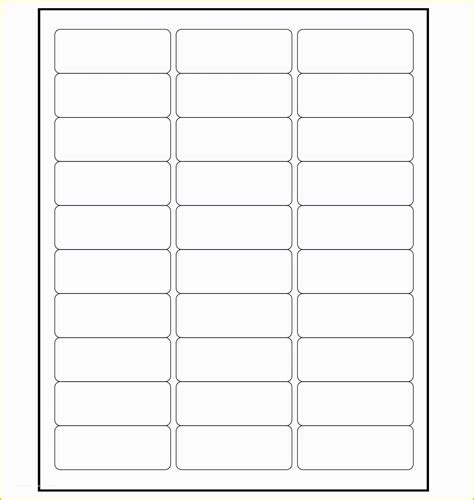 Printable Labels Templates - Word Templates for Free Download