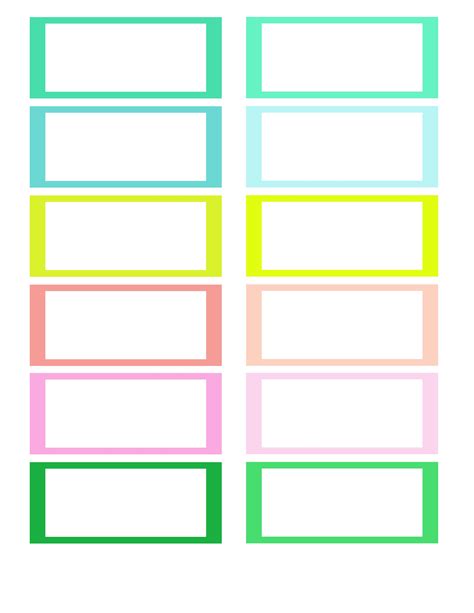 Printable Labels Templates Free