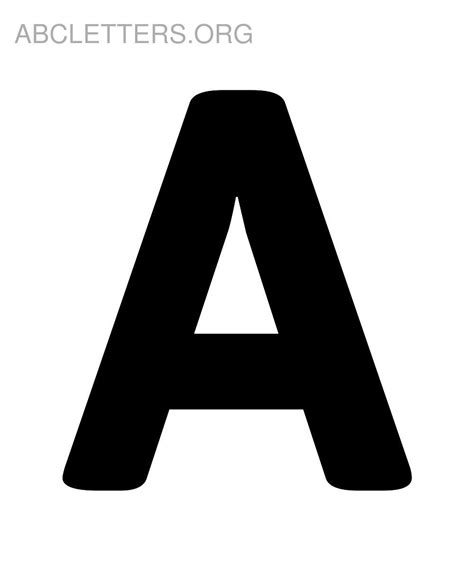 Printable Large Letter A