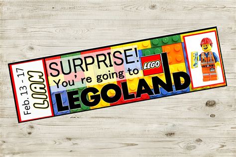 Printable Legoland Tickets