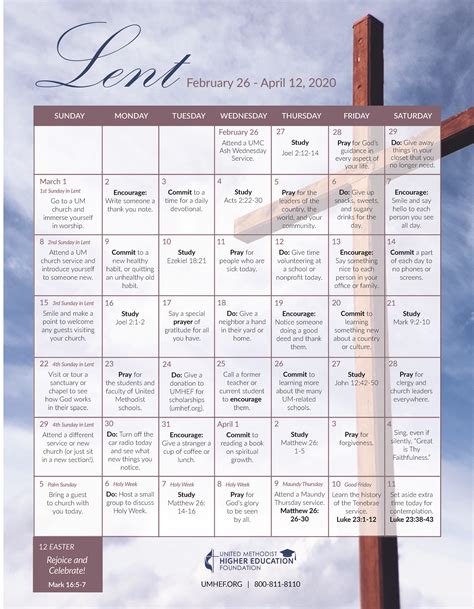 Printable Lenten Calendars