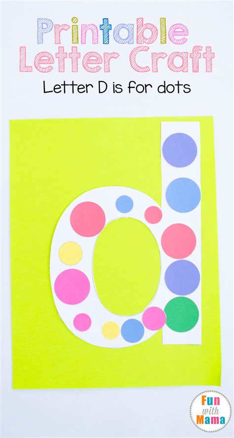 Printable Letter D Crafts