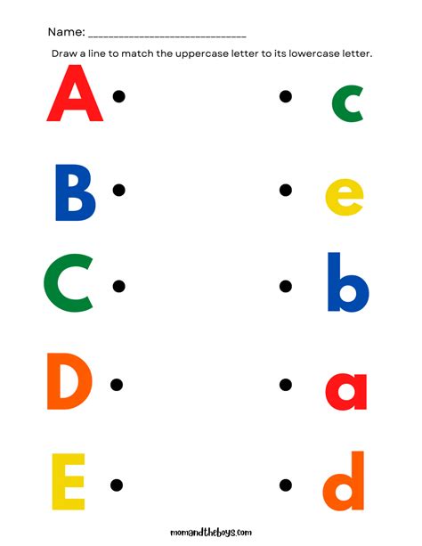 Printable Letter Worksheets For Preschoolers