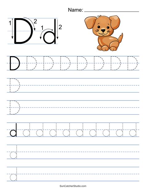 Printable Letters Template D