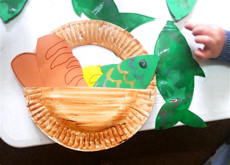 Printable Loaves And Fishes Craft Activity