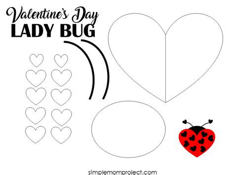 Printable Love Bug Template