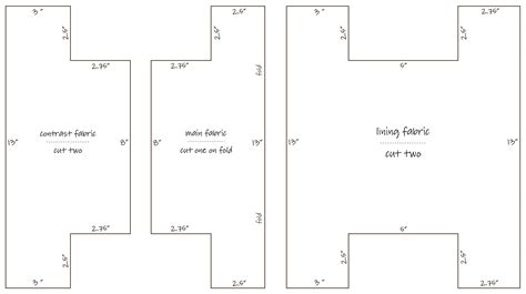 Printable Makeup Bag Sewing Pattern Free