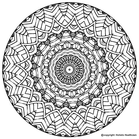 Printable Mandala Coloring Pages