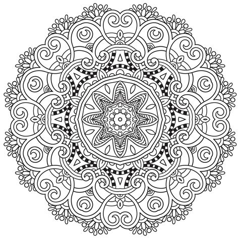 Printable Mandala Coloring Pages Pdf