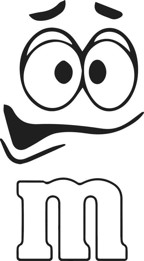 Printable Mandm Faces Svg Free