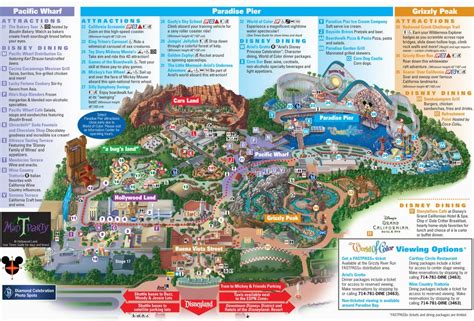 Disney Adventure Park Map