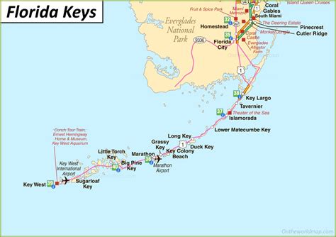 Printable Map Of Florida Keys