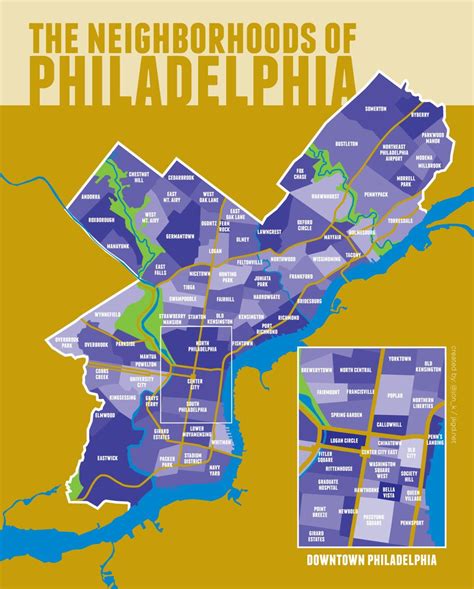 Printable Map Of Philadelphia Neighborhoods