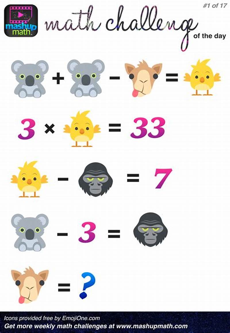 Printable Math Challenges
