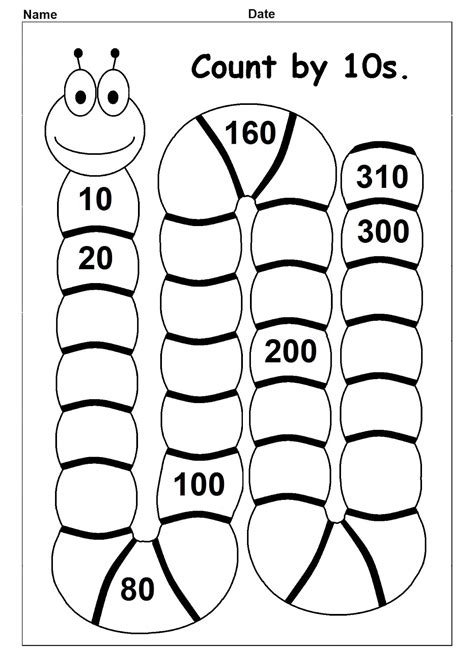 Printable Math Worksheets Counting By 2