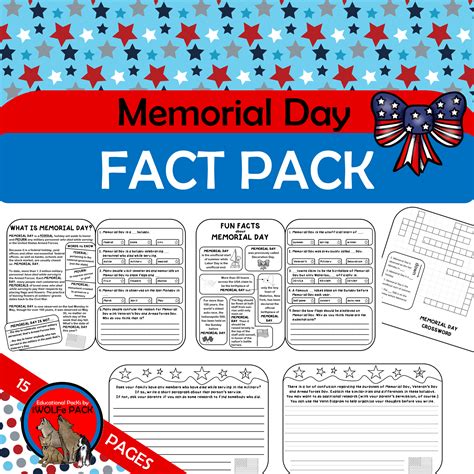 Printable Memorial Day Facts