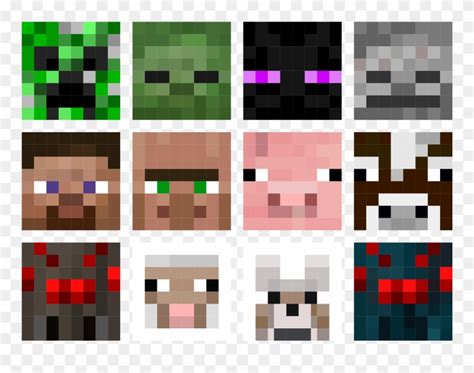 Printable Minecraft Characters Faces