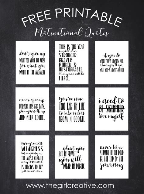 Printable Motivational Quotes For Work Pdf