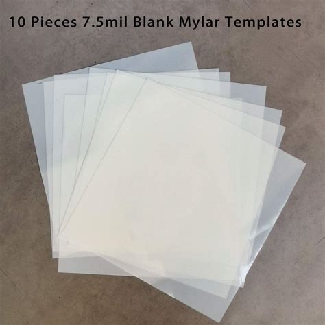 Printable Mylar Sheets