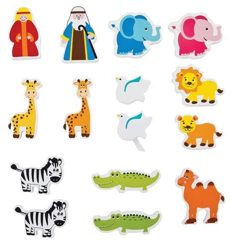 Printable Noah's Ark Animal Cutouts