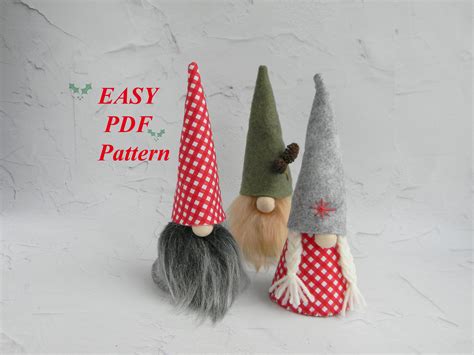 Printable Nordic Gnome Pattern Free