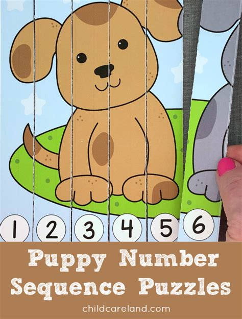 Printable Number Sequence Puzzle